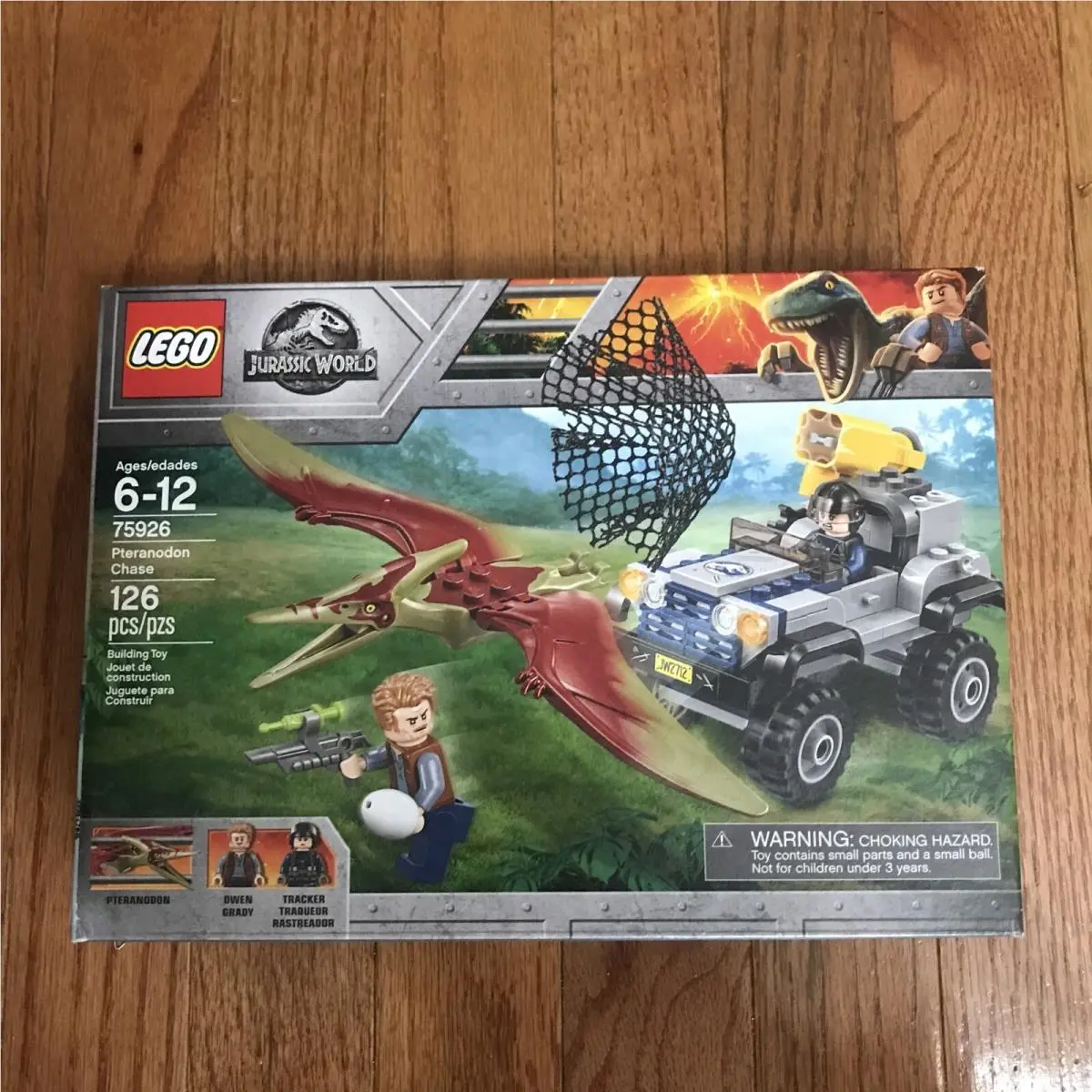 Lego Jurassic World Set 75926 Pteranodon Chase Retired 126 Pcs