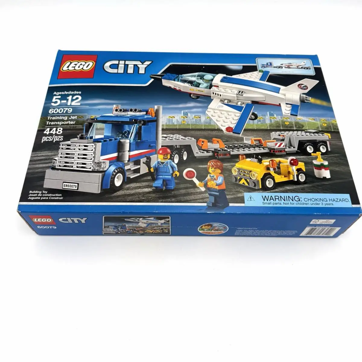 Lego City 60079 Training Jet Transporter City Worker Test Pilot Minifigures