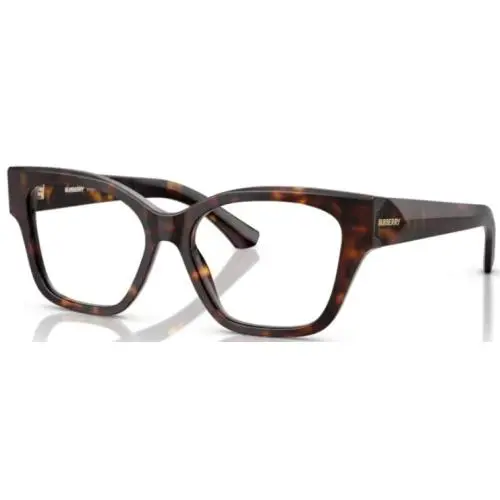 Burberry BE2420 3002 Eyeglasses Frame Women`s Dark Havana Full Rim Cat Eye 54mm