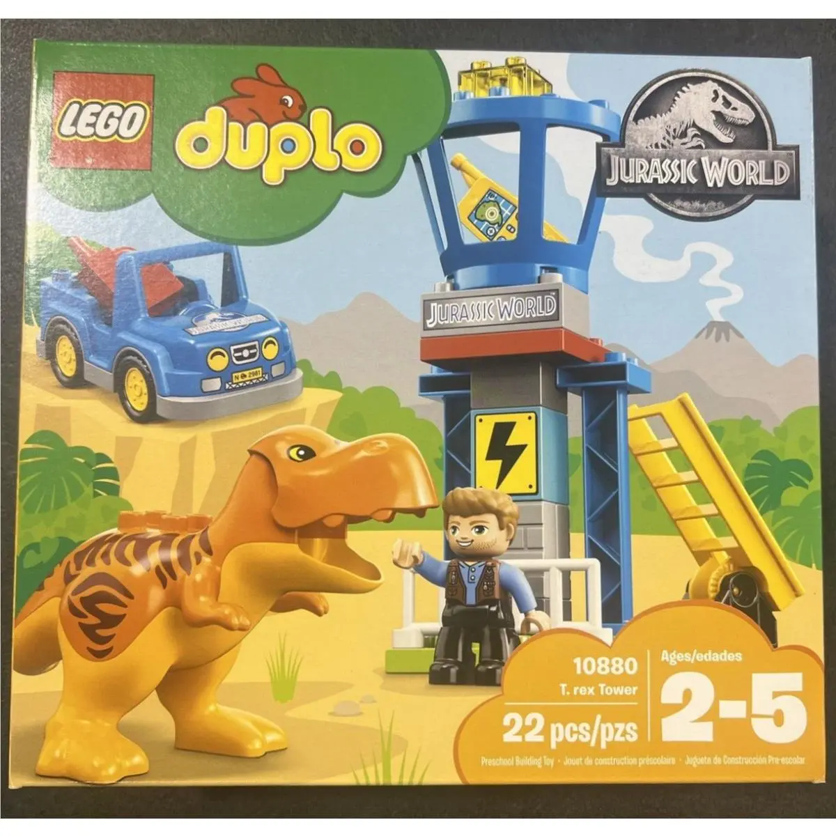Lego Duplo T. Rex Tower 10880 22 Pcs Retired