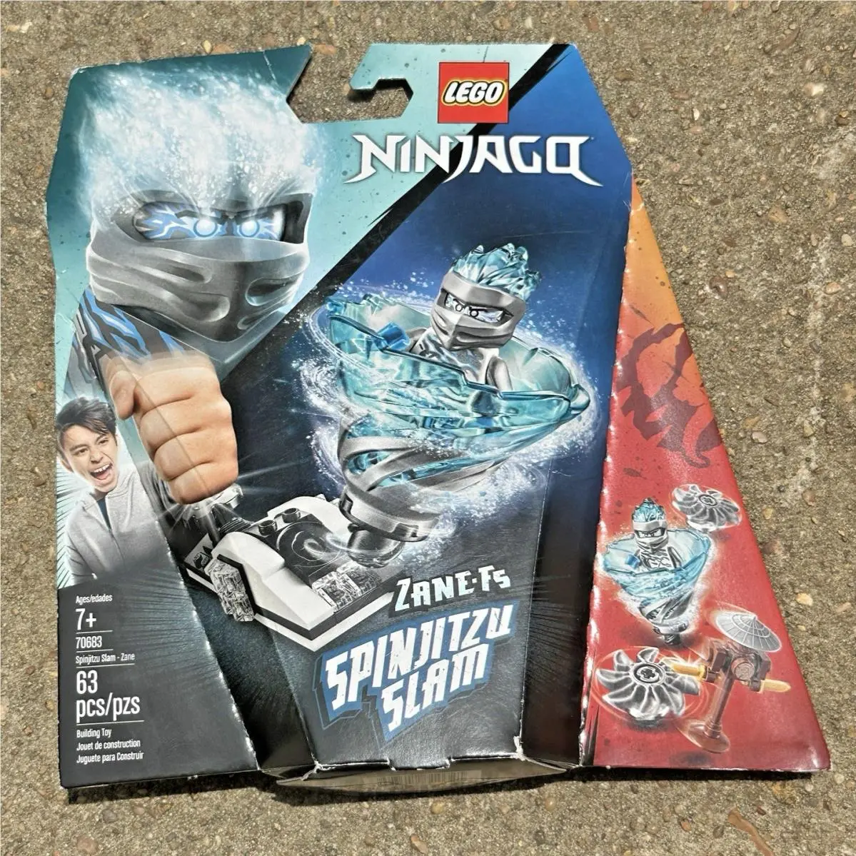 Lego Ninjago Spinjitzu Slam Zane Nisb Retired 2019-TR06 70683 63 Pieces