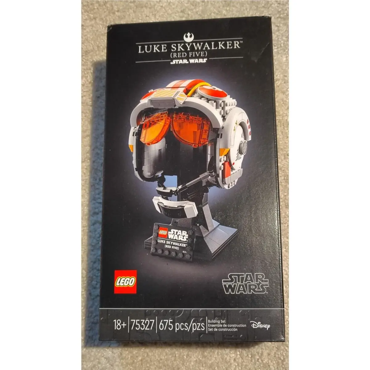 Lego 75327 Star Wars: Luke Skywalker Red Five Helmet Disney Retro Retired