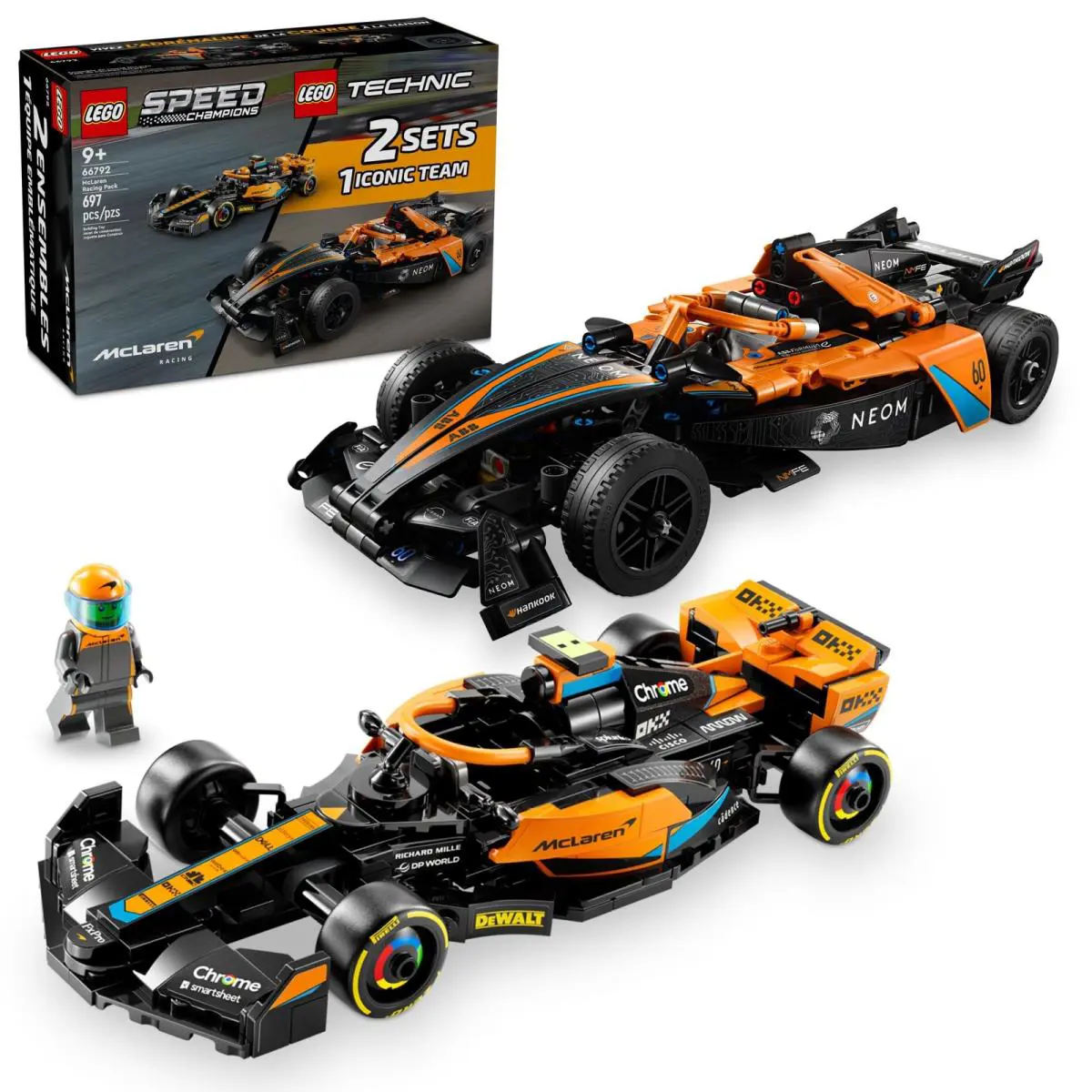 Lego Technic Speed Champions Mclaren Racing Pack 66792