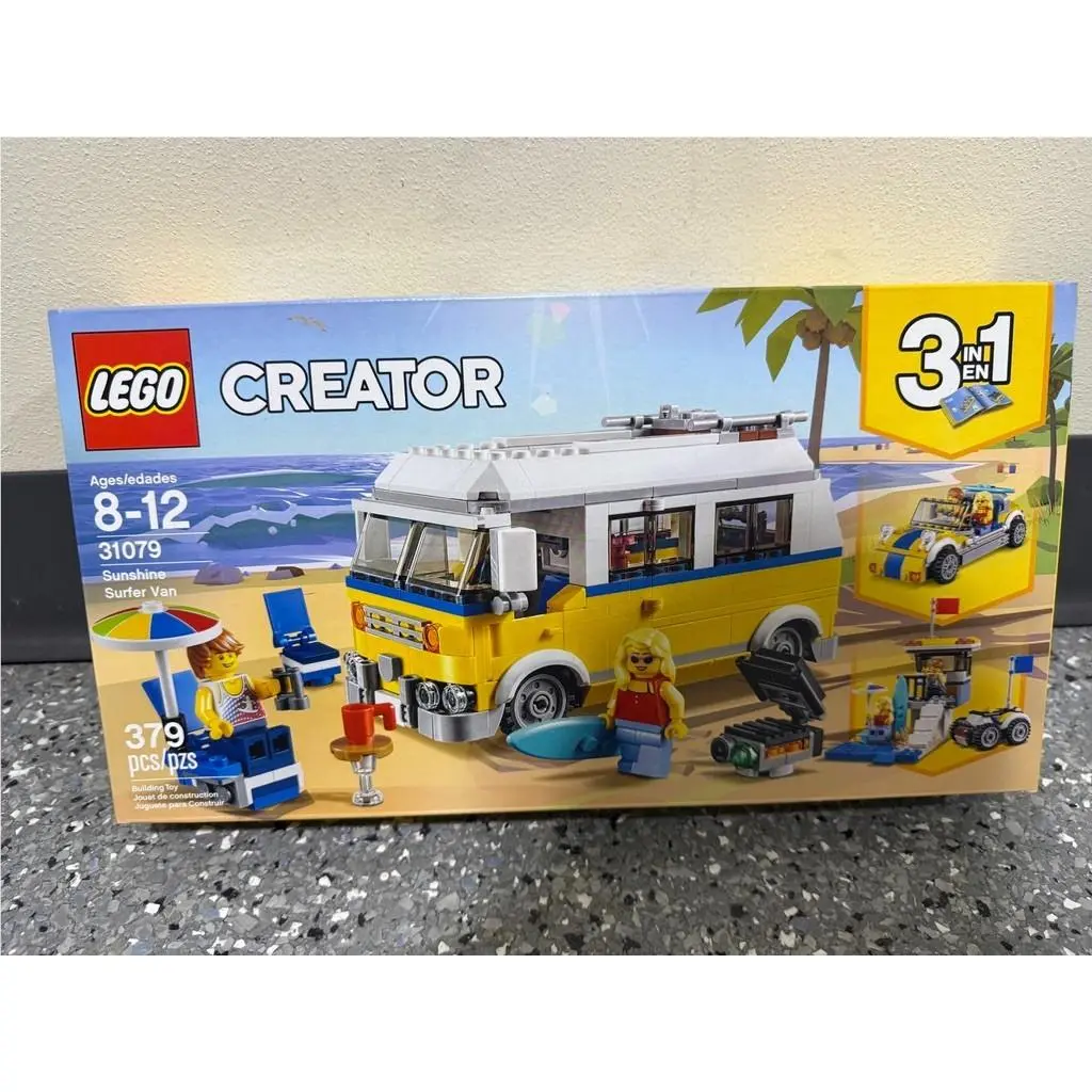 31079 Lego Creator: Sunshine Surfer Van Retired Beach Summer City