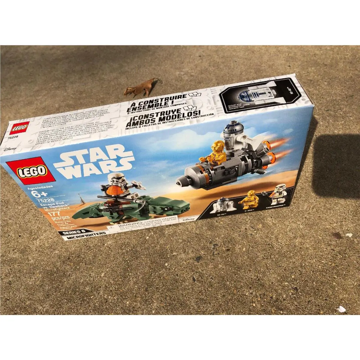 Disney Lego Set 75228 177pcs Escape Pod vs Dewback Microfighters Star Wars