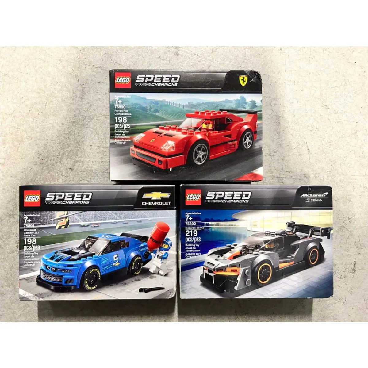 Lego Speed Champions 75892 75890 75891