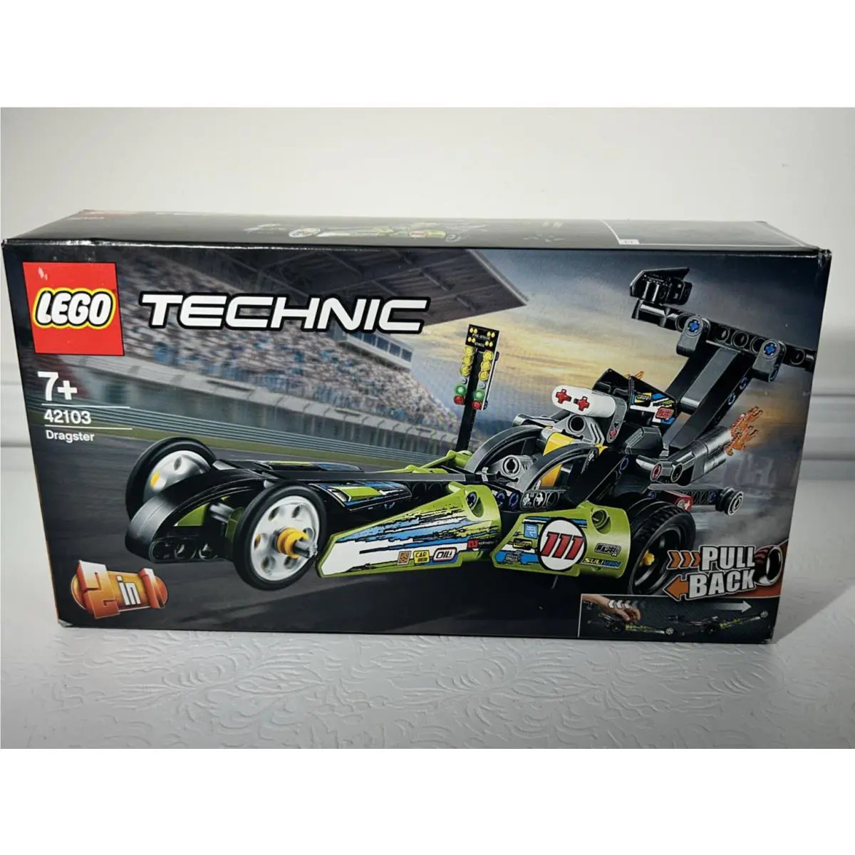 Lego Technic Dragster 42103 Toy Building Kit 225 Pcs