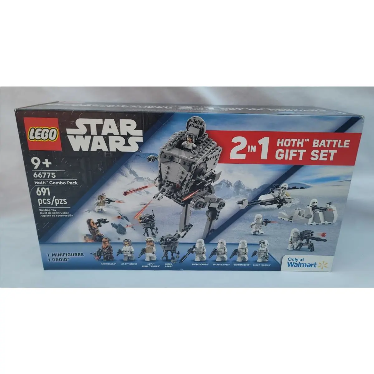 Lego Star Wars 66775 2 In 1 Hoth Battle Gift Set 75320 75322 Minifigure