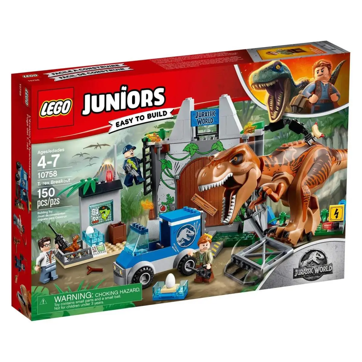 T.rex Breakout - Lego Jurassic World Junior Set 10758