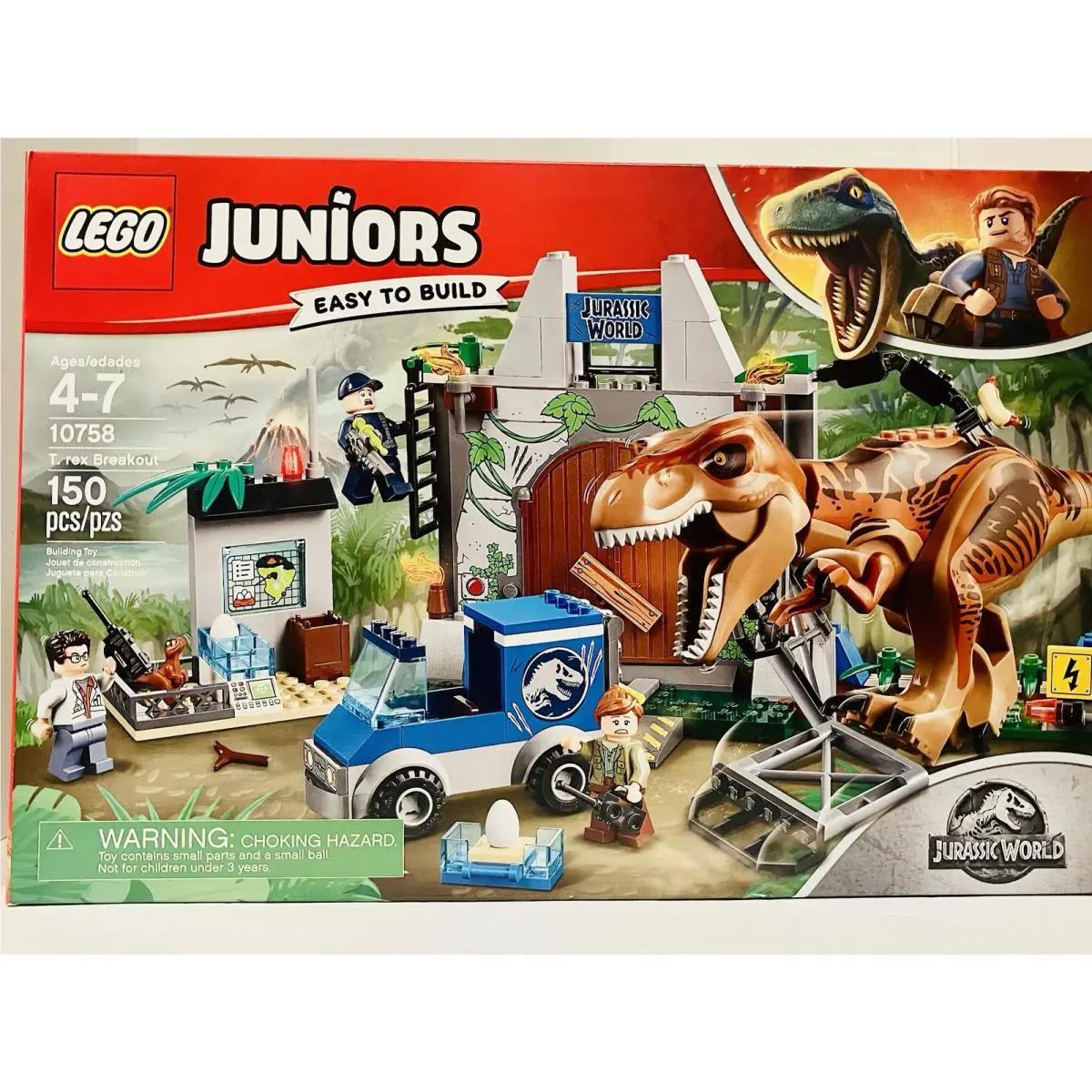 Lego Jurassic World 10758 T. Rex Breakout New/sealed