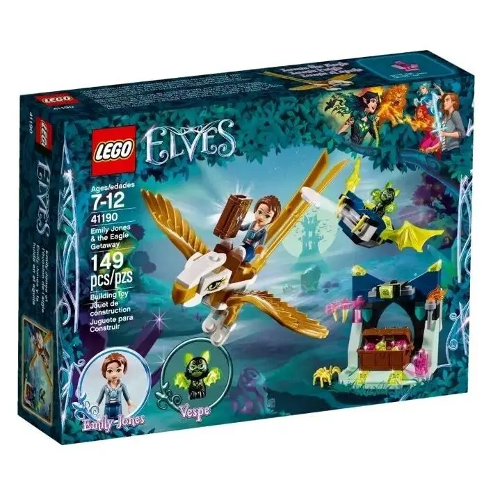 Lego Set 41190 Elves Emily Jones and The Eagle Getaway Retired Collectible