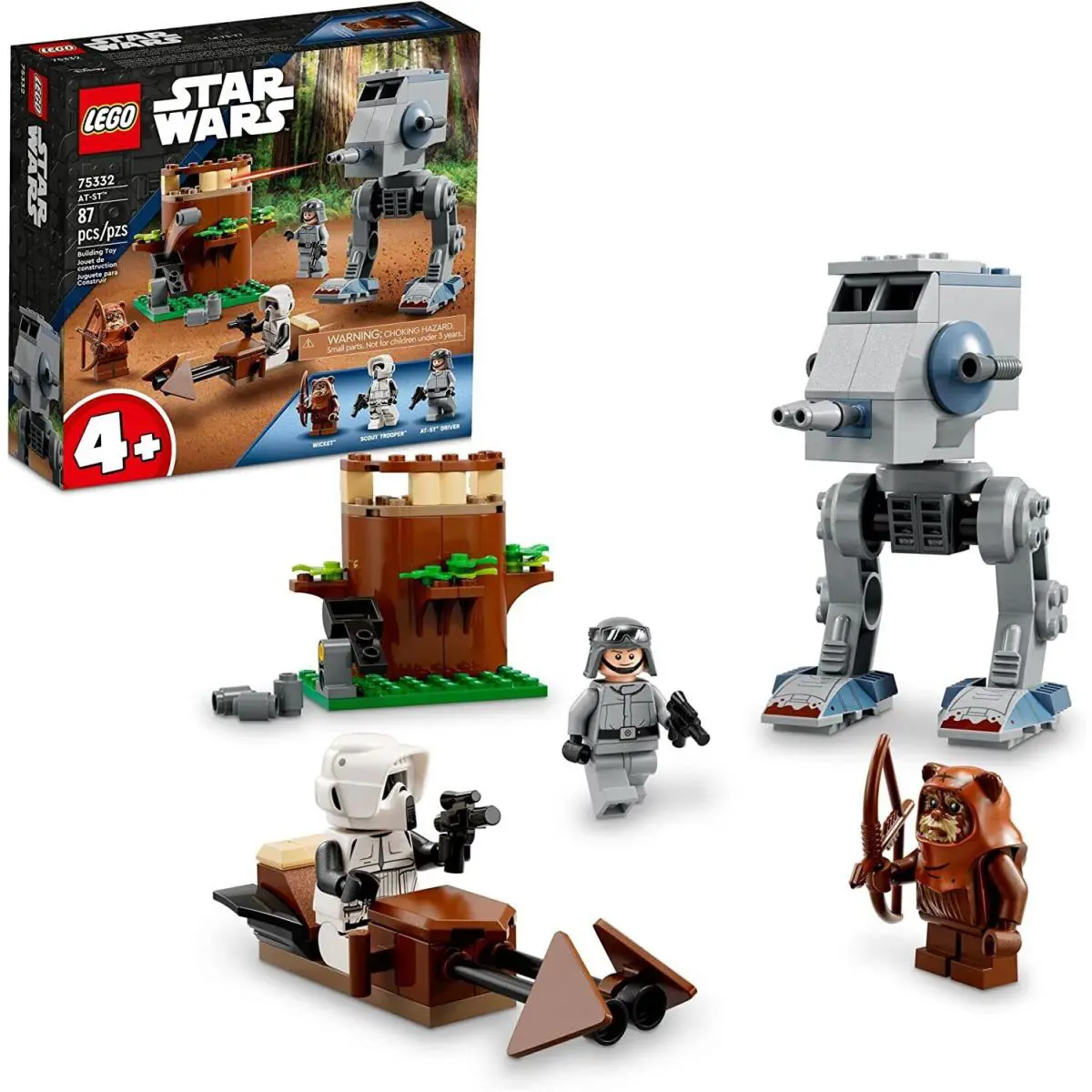 Lego Star Wars At-st 75332 Toy Building Set For Preschool Kids Boys and Girls