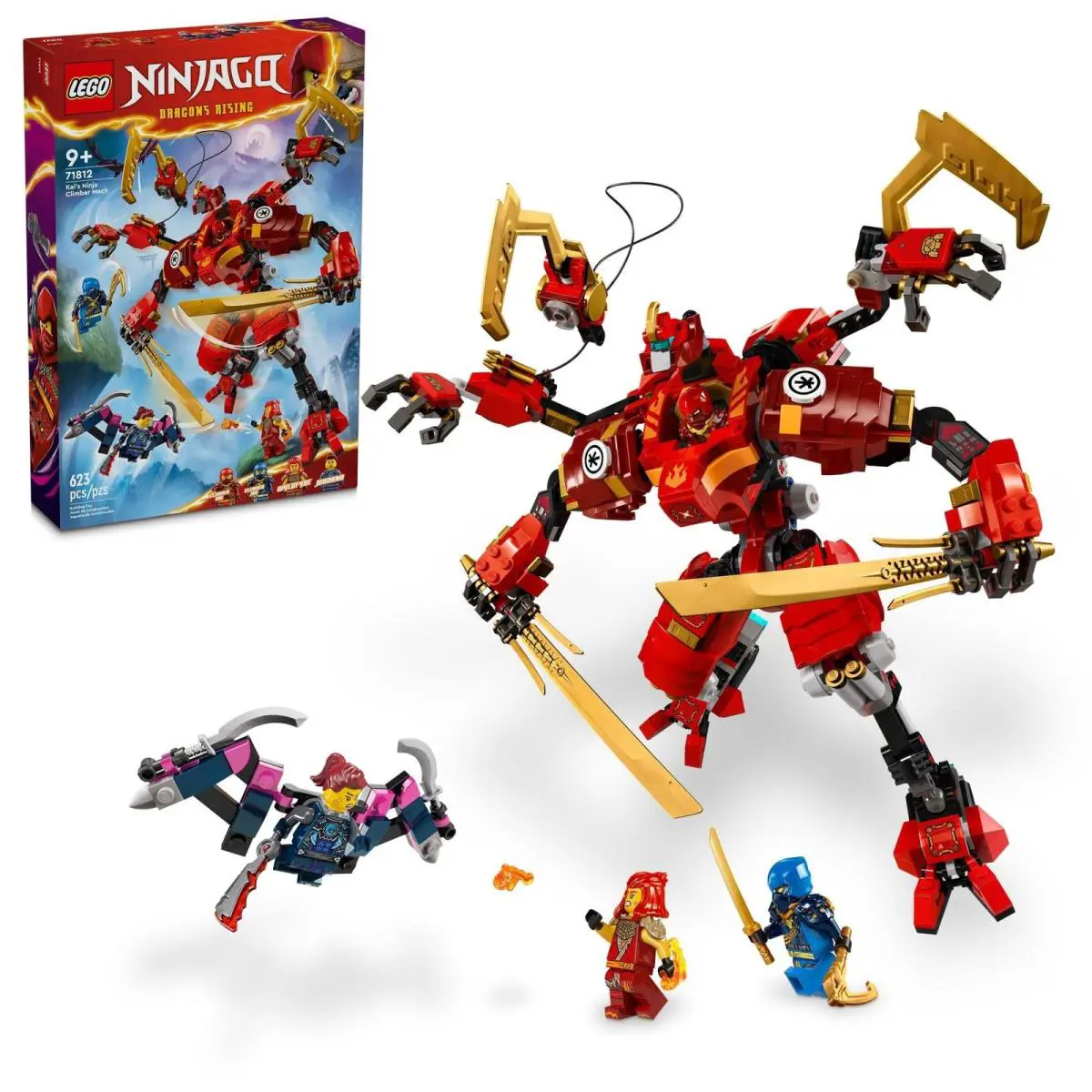 Lego Ninjago Kai 8217 s Ninja Climber Mech Adventure Toy Set Buildable Figure