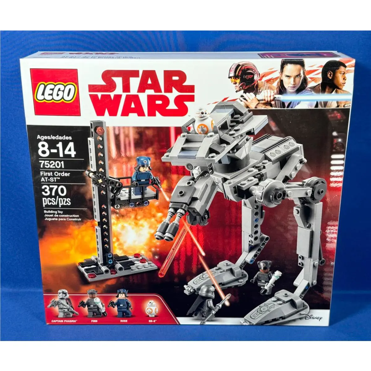 First Order At-st - Star Wars Lego 75201 Building Set Phasm Finn Minifigures