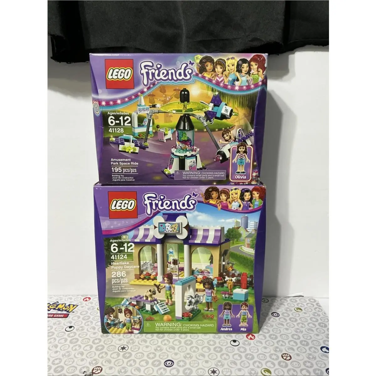 Lego Friends Heartlake Puppy Daycare 41124 Amusement Park Space Ride 41128