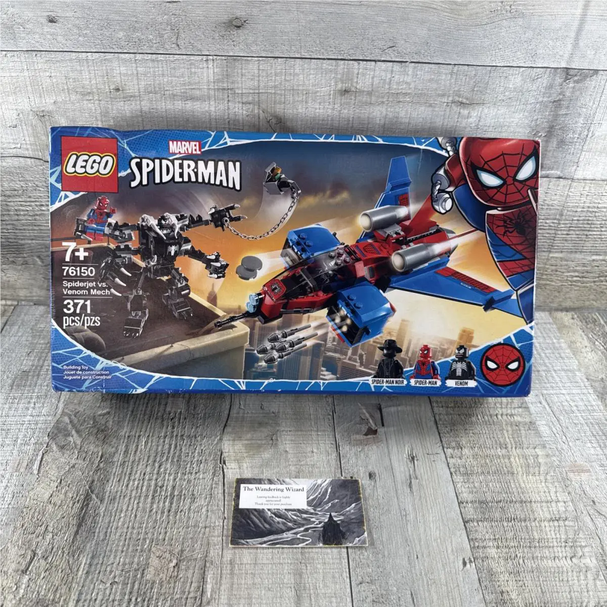 Lego Spiderjet Vs. Venom Mech 76150 Super Heroes Minifigure Building Set