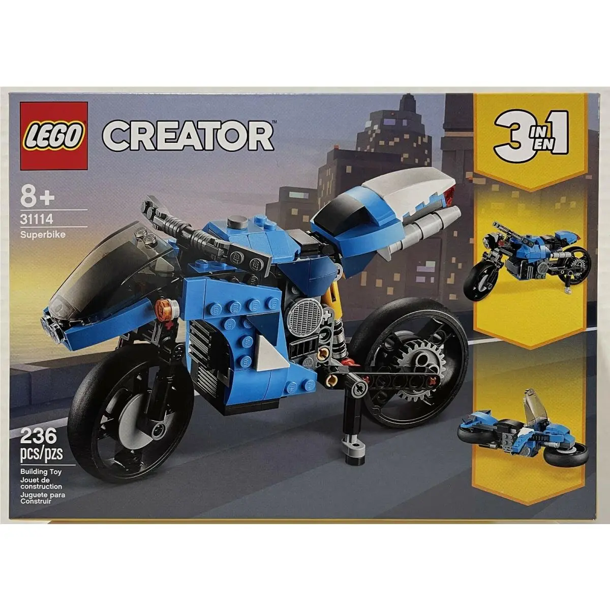 Lego Creator 3in1 Superbike 31114 Building Kit Building Toy Retired