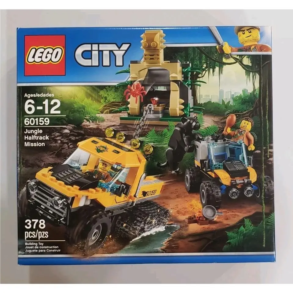 Lego 60159 Jungle Halftrack Mission Seller 20+ Yrs