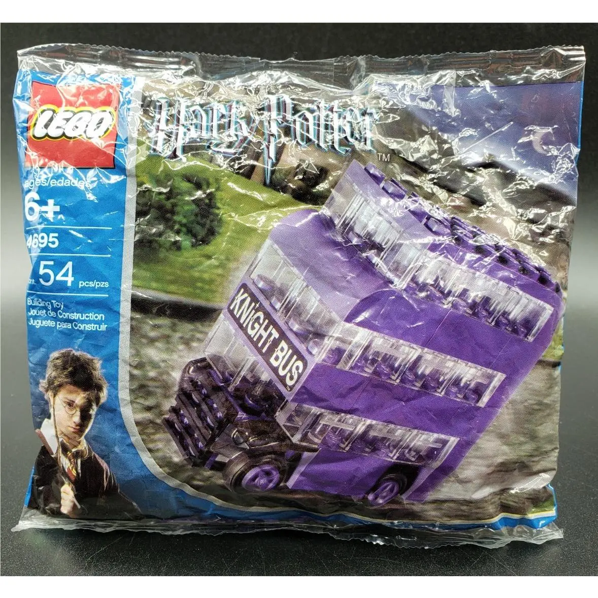 2004 Lego Harry Potter Mini Knight Bus 4695 Polybag 54 Pcs New/retired