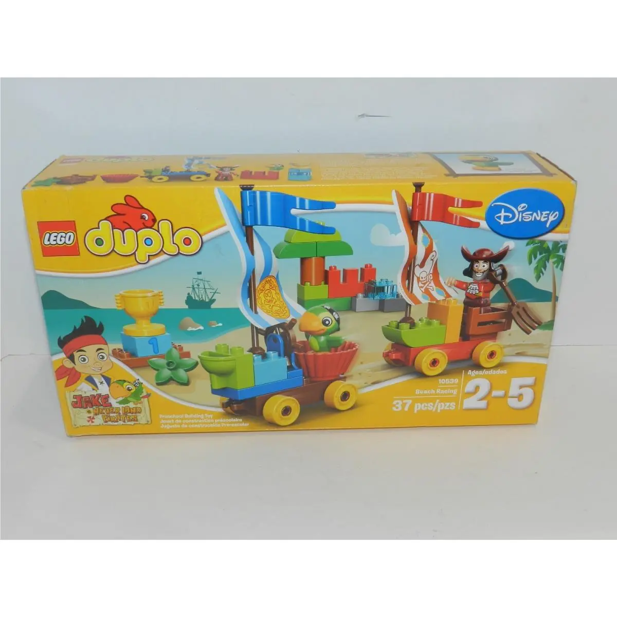 Lego Duplo 10539 Beach Racing Disney Jake Never Land Pirates Set