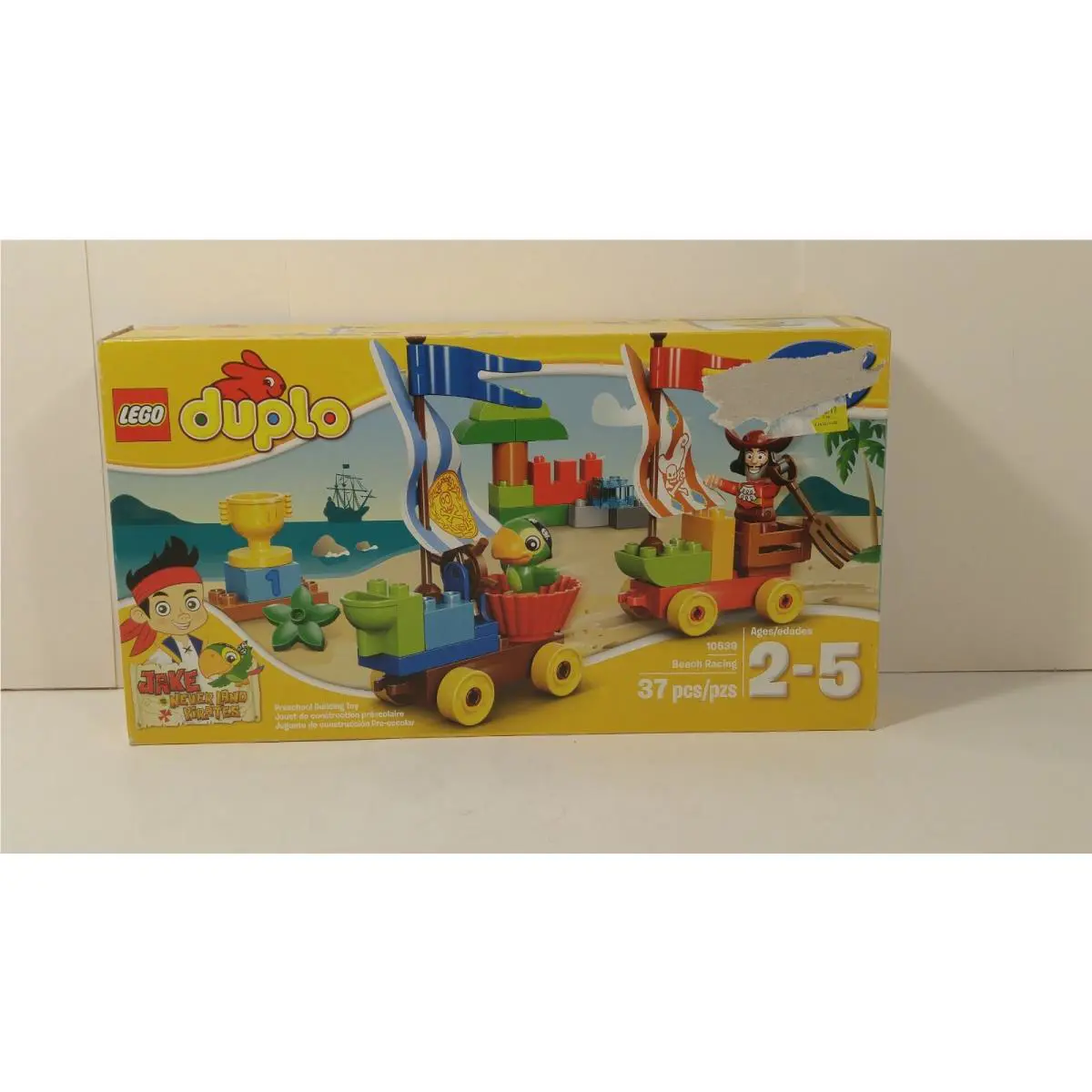 Lego Duplo Disney 10539 Jake Never Land Pirates Beach Racing Building Set