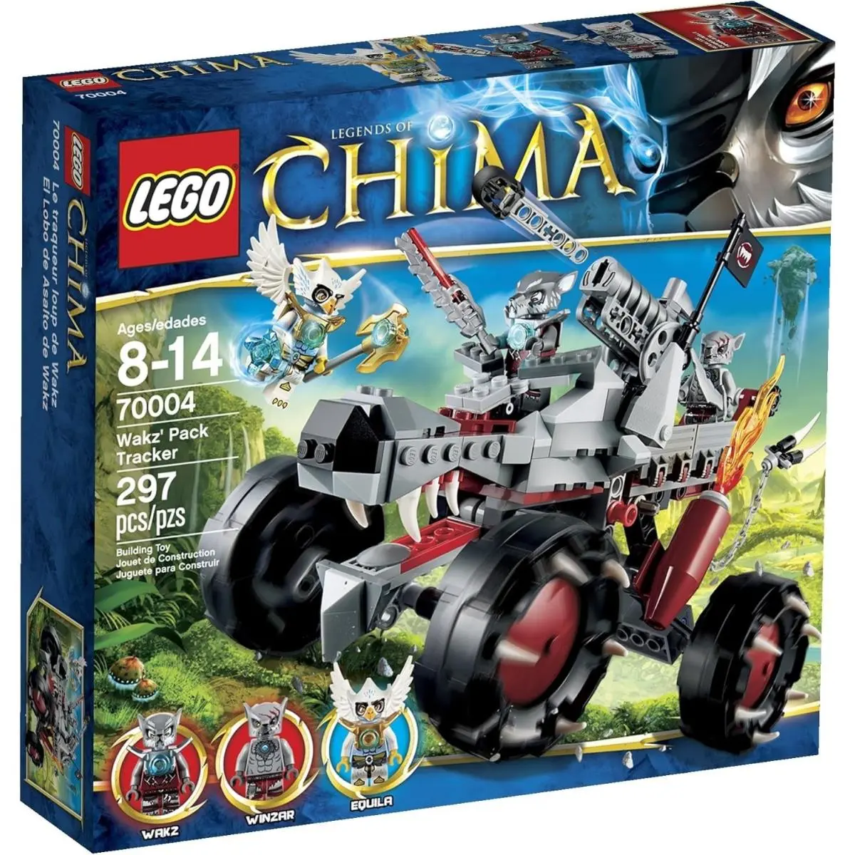 Lego 70004 Legends of Chima Wakz`s Pack Tracker 297 Pieces