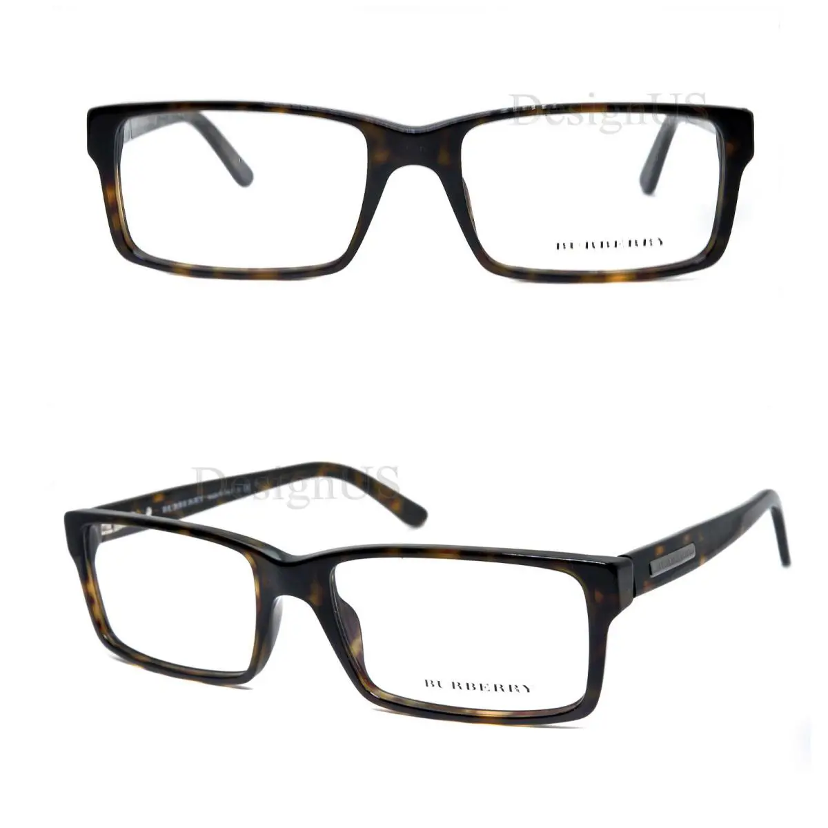 Burberry B 2074 3002 Havana Size 52/16/140 Eyeglasses Made in Italy