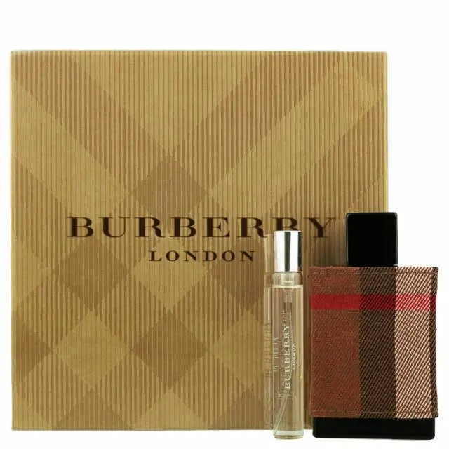 Burberry London Men`s Eau de Toilette 1.7+ 0.25 oz Travel Spray Gift Set