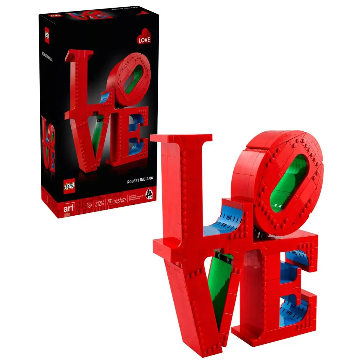 Lego® Art Love Collectible 31214 Building Kit 791 Pieces