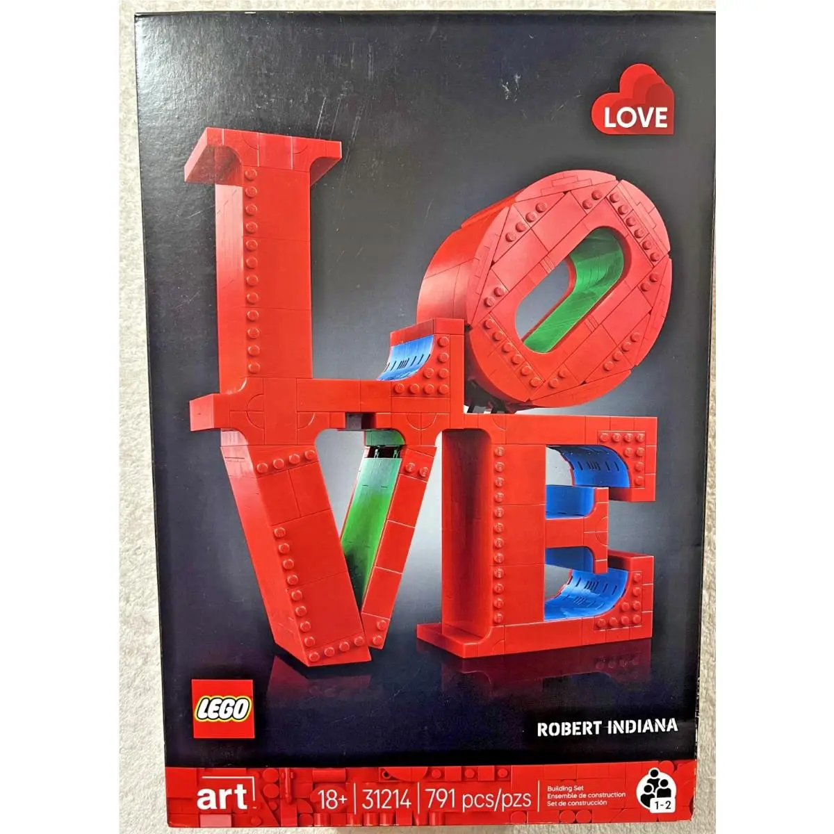 Lego 31214 Love Robert Indiana 791 Pieces