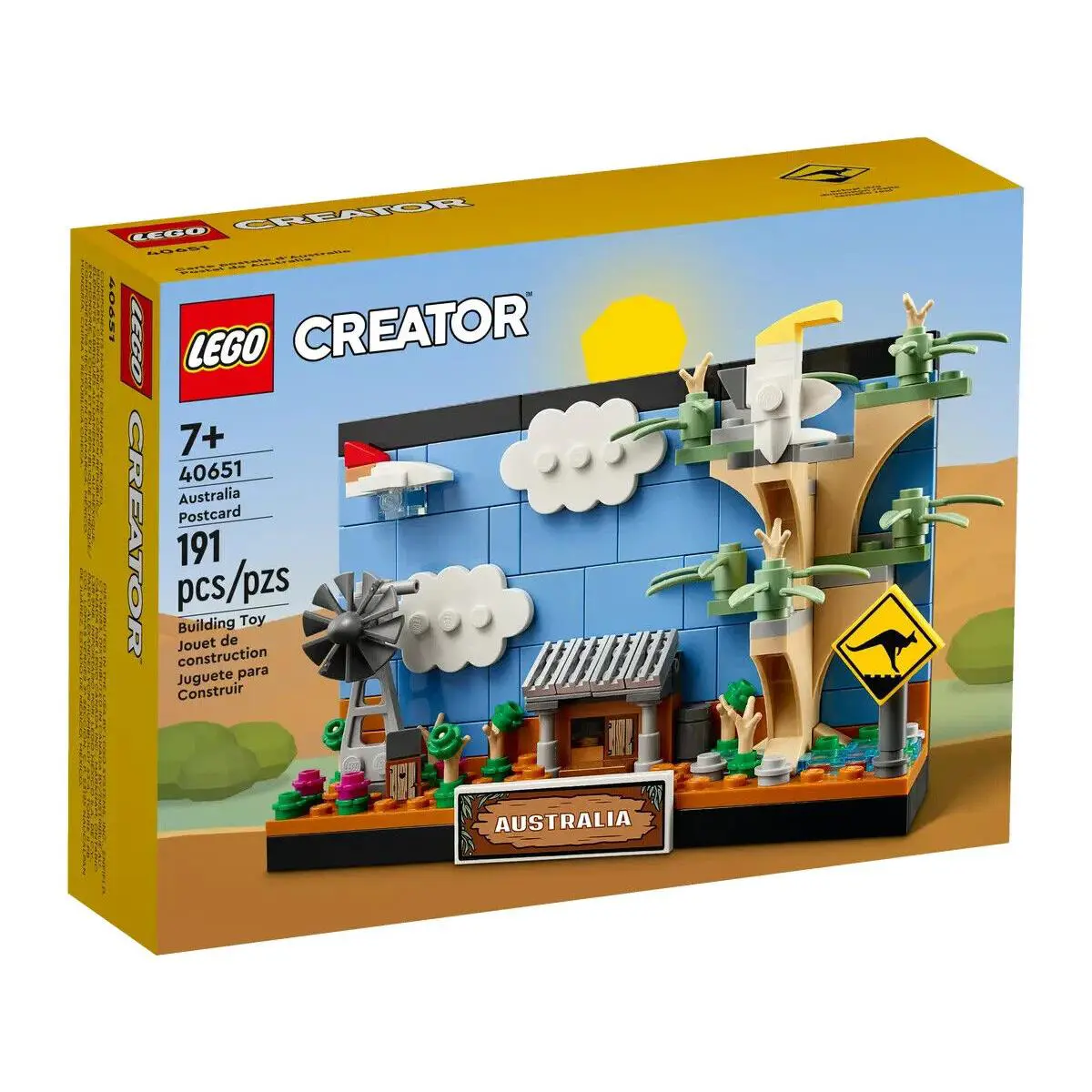 Lego Australia Postcard 40651 Creator Minifigure Building Set
