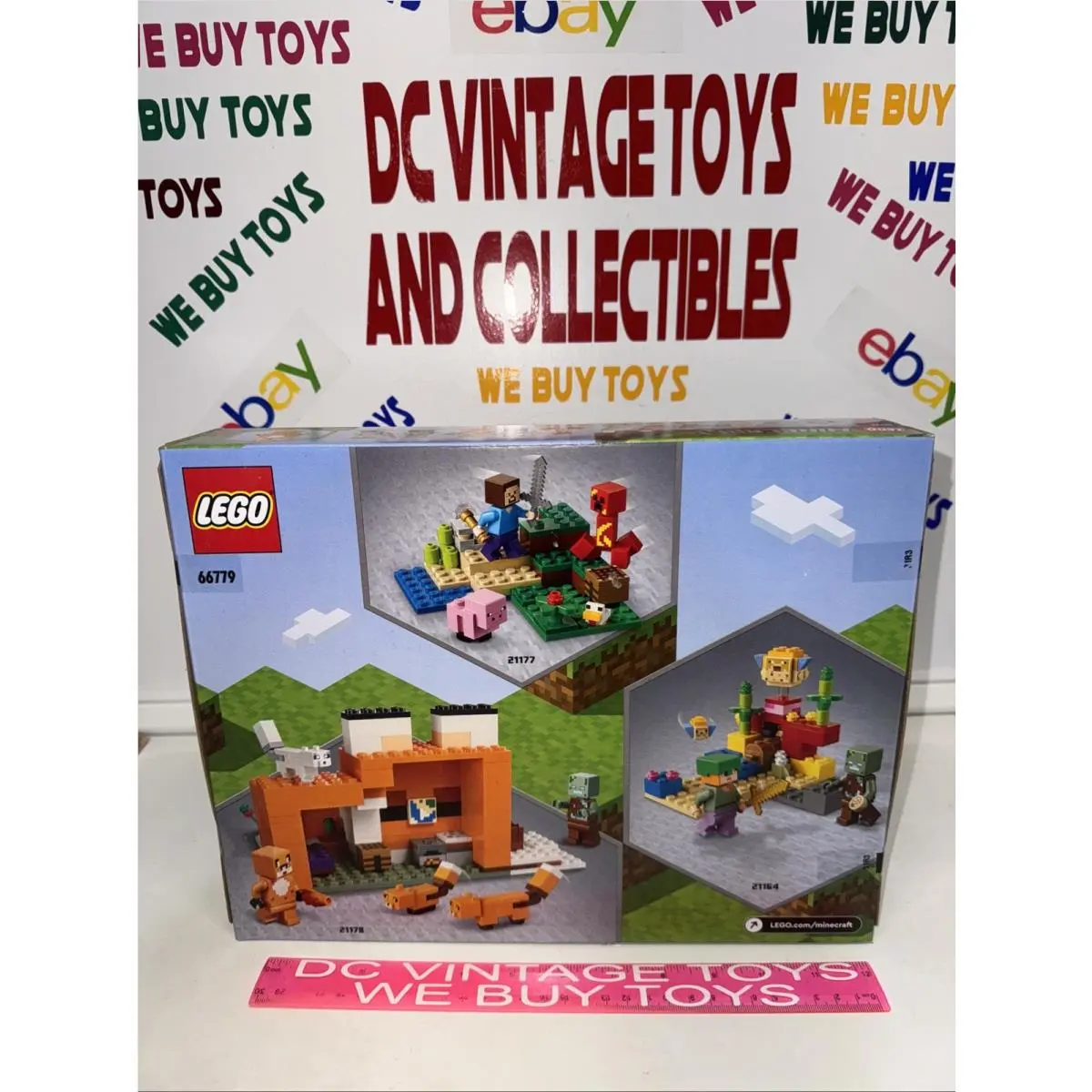 Lego 66779 Minecraft Overworld Adventures Pack - 3 Sets in 1