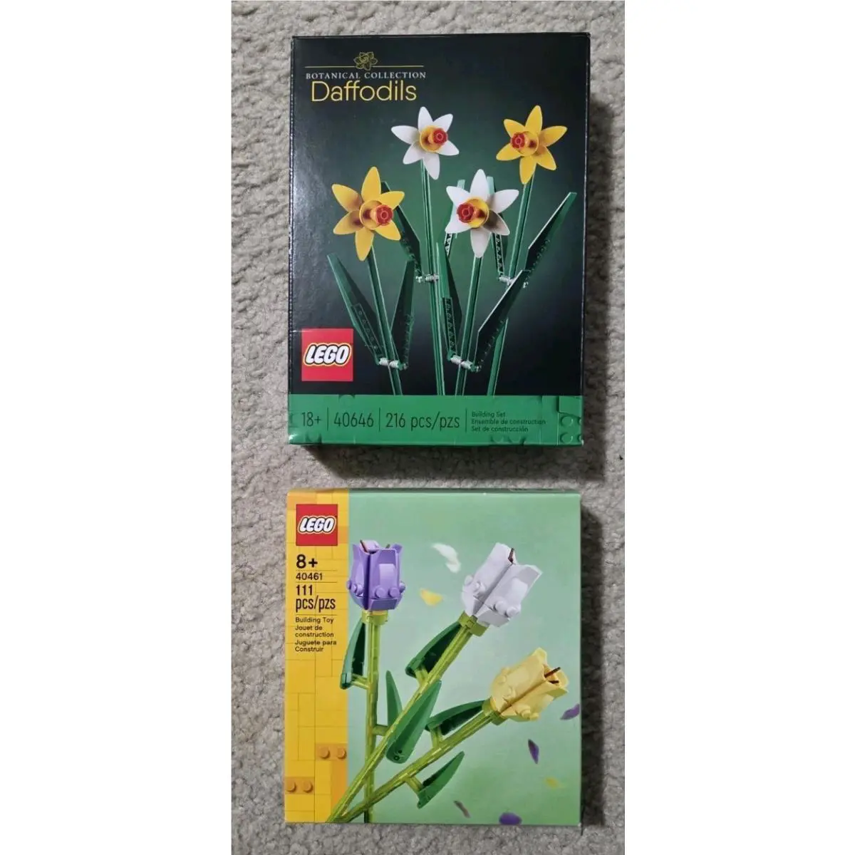 Lego 40646 Daffodils 40461 Tulips
