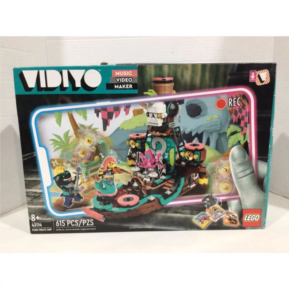 Lego Vidiyo Punk Pirate Ship Music Video 615 Pieces Retired