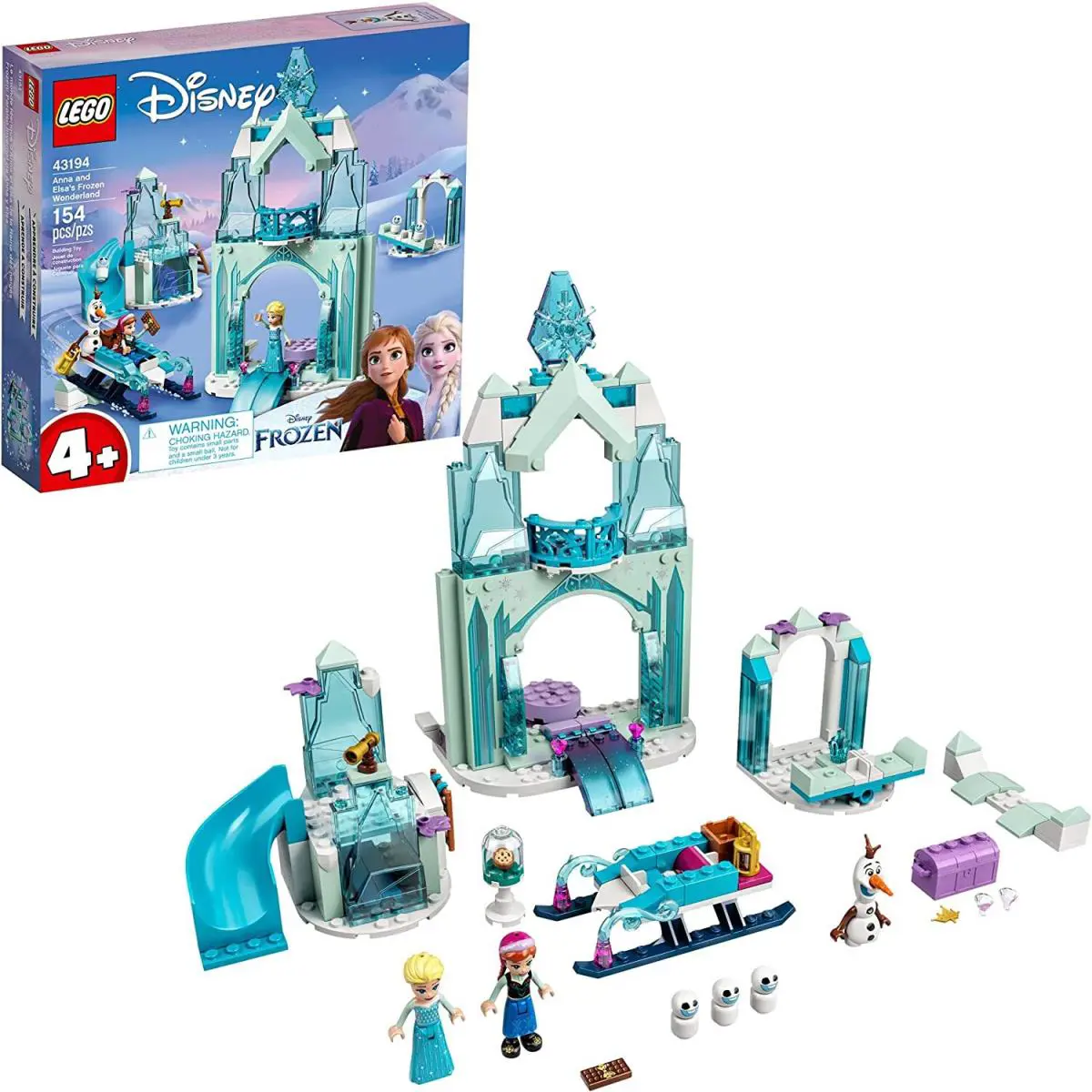 Lego Disney Princess Anna and Elsa`s Frozen Wonderland 43194 Building Toy Set fo