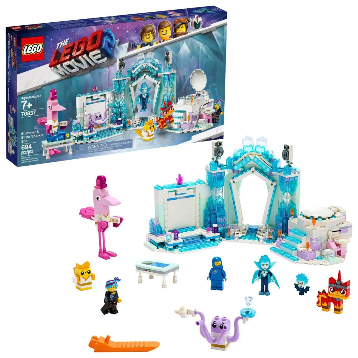 Lego Movie Shimmer Shine Sparkle Spa 70837 Building Set 694 Pieces