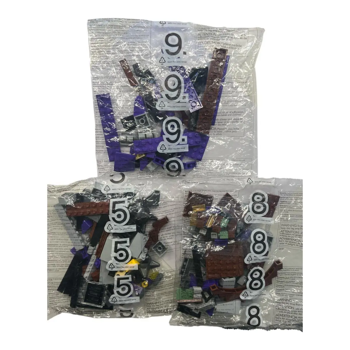 Lego Scooby-doo Mystery Mansion 75904 Bags 5 8 9 Only Partial Set