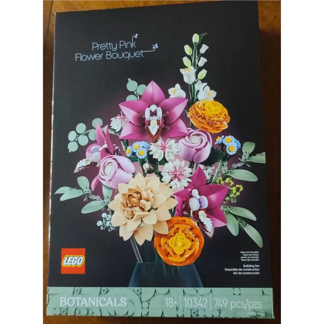 Lego Botanicals Pretty Pink Flower Bouquet 10342 Age 18+