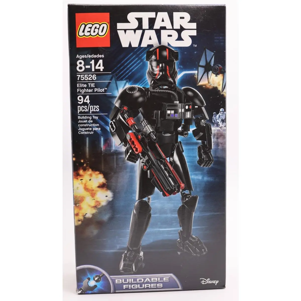 Lego Star Wars Buildable Figure Elite Tie Fighter Pilot 75526 Retired