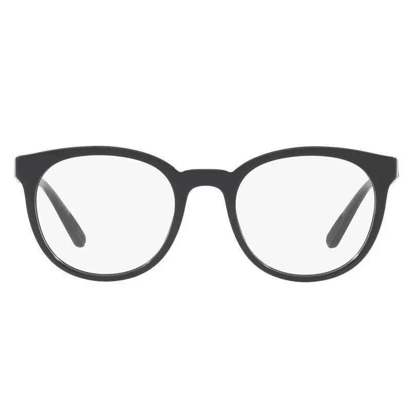 Rx Round Black w/ Demo Lens Unisex Eyeglasses BE2250F-3001-53 by Burberry