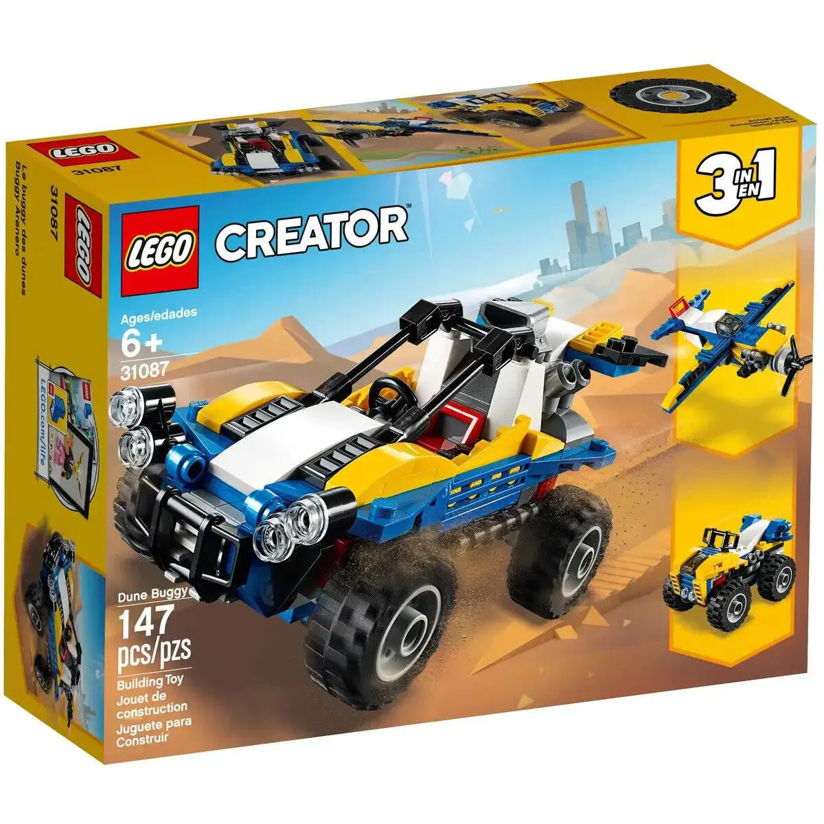 Lego Dune Buggy 31087 Creator Minifigure Building Set