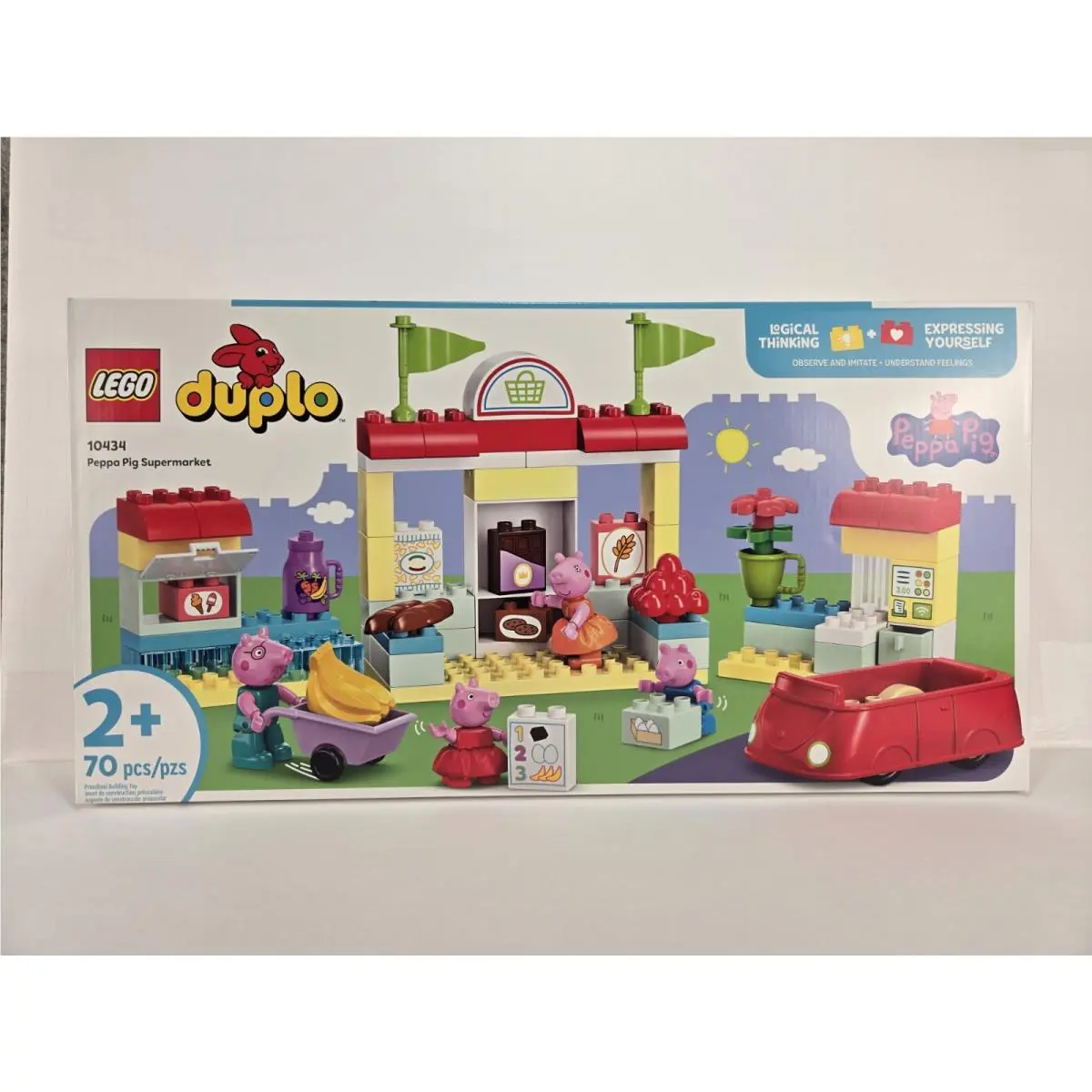 Lego Duplo 10434 Peppa Pig Supermarket Building Toy