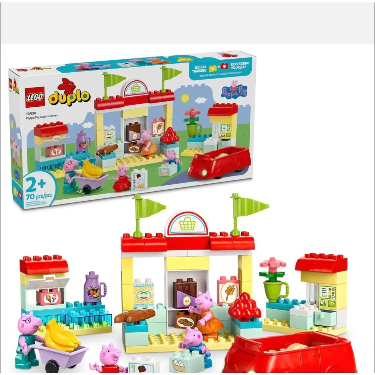 Lego Duplo Peppa Pig Supermarket Christmas Toy For Toddlers