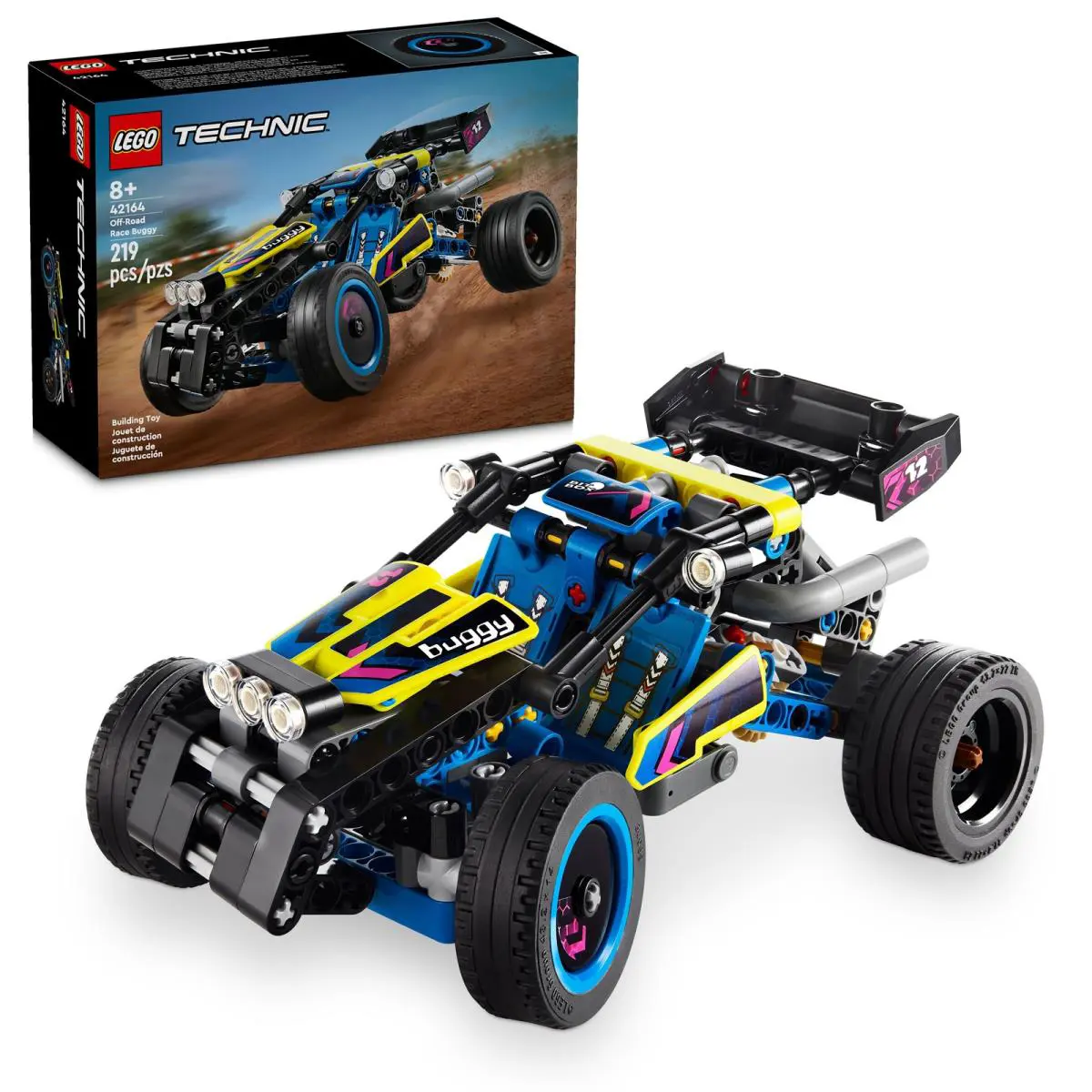 Lego Technic 42164 Off-road Race Buggy W/suspension + 4-CYLINDER Engine
