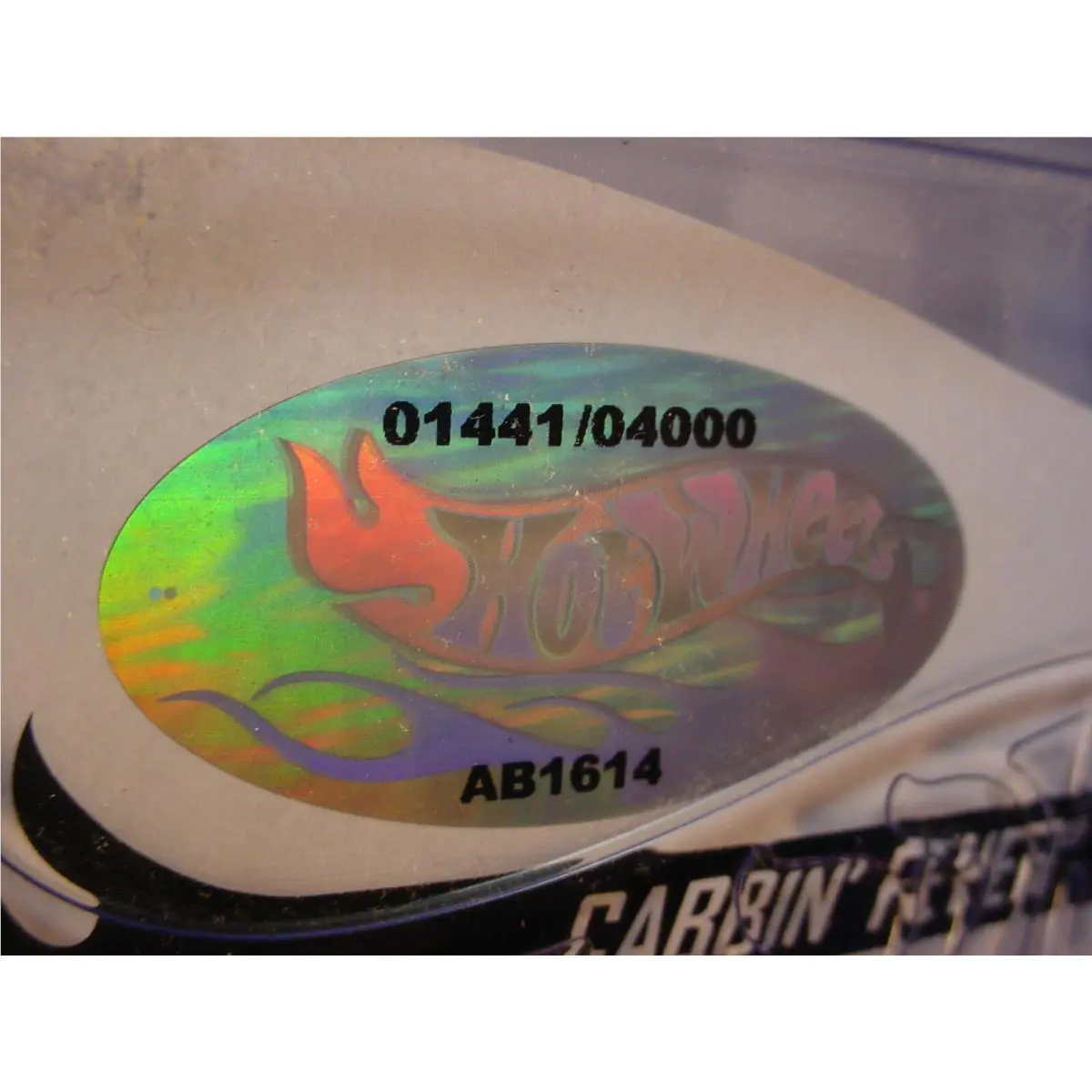 2012 Rlc Hot Wheels Cabbin` Fever∞ Black Full Tilt Redline Real Riders∞hologram #01441/04000