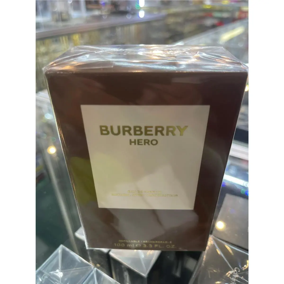 Burberry Hero Men 3.3z 100ml Edp Eau de Parfum Refillable / Rechargeable