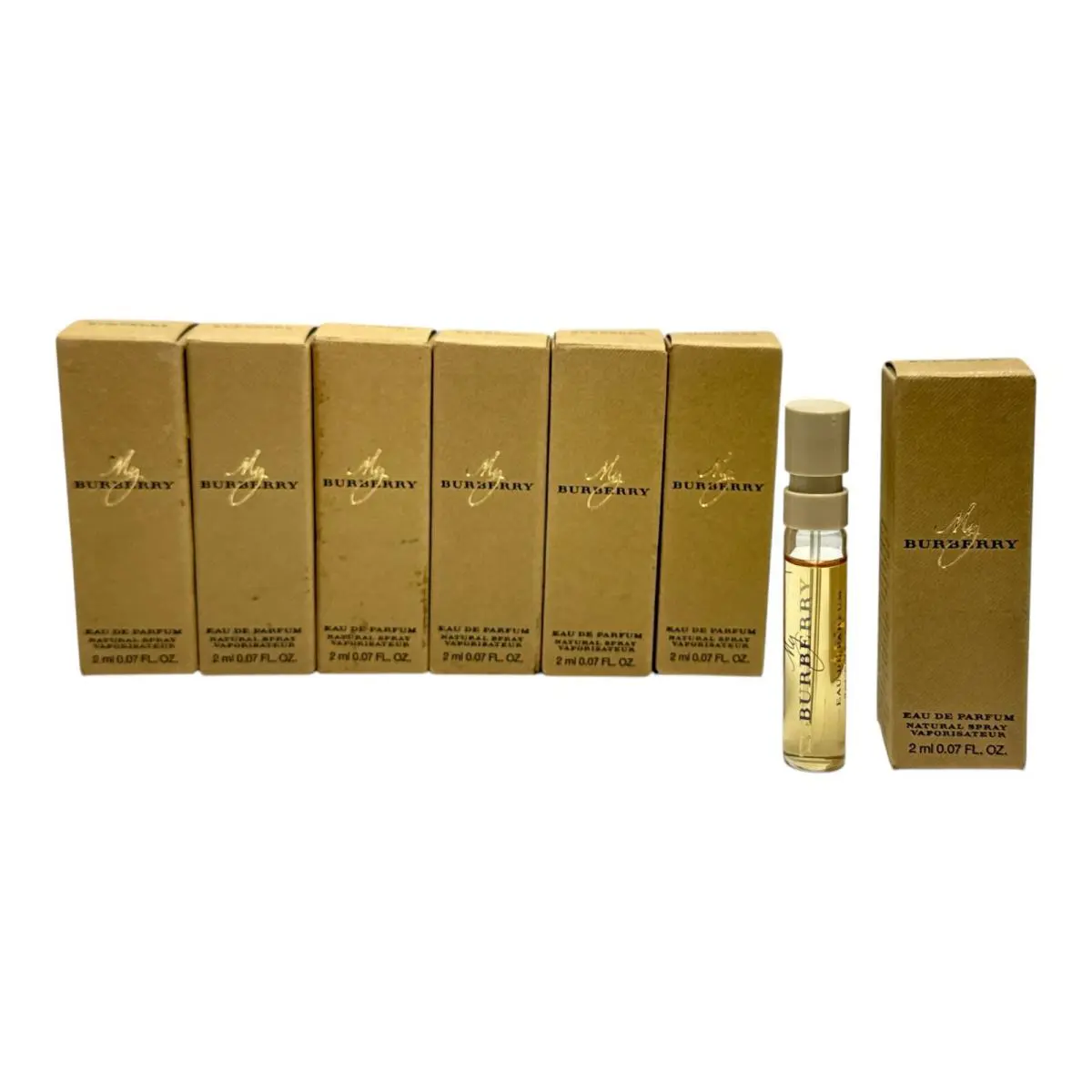 My Burberry Eau De Parfum Lot of 7 Vials -2ml/0.07oz