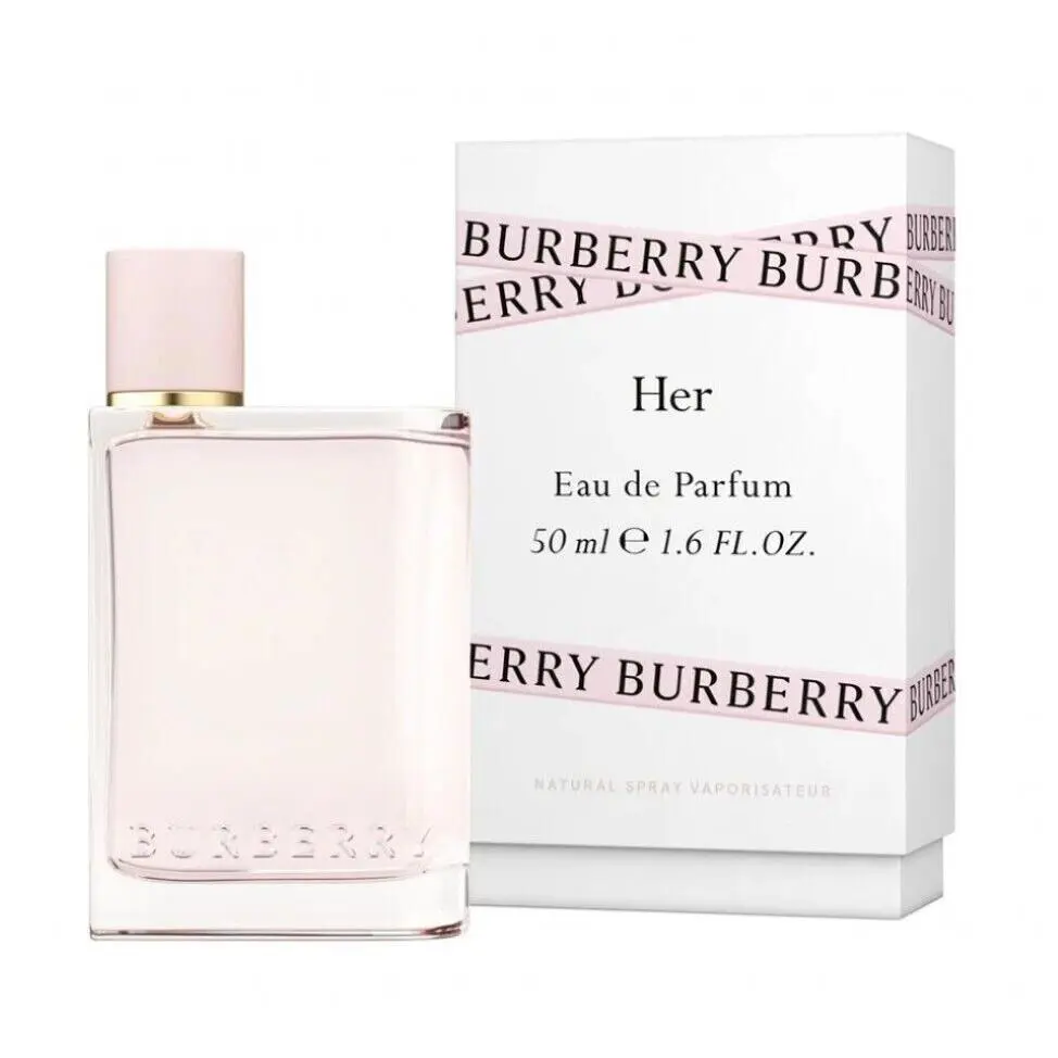 Burberry Her Eau de Parfum Perfume Spray Women Sexy 1.6oz 50ml Boxed