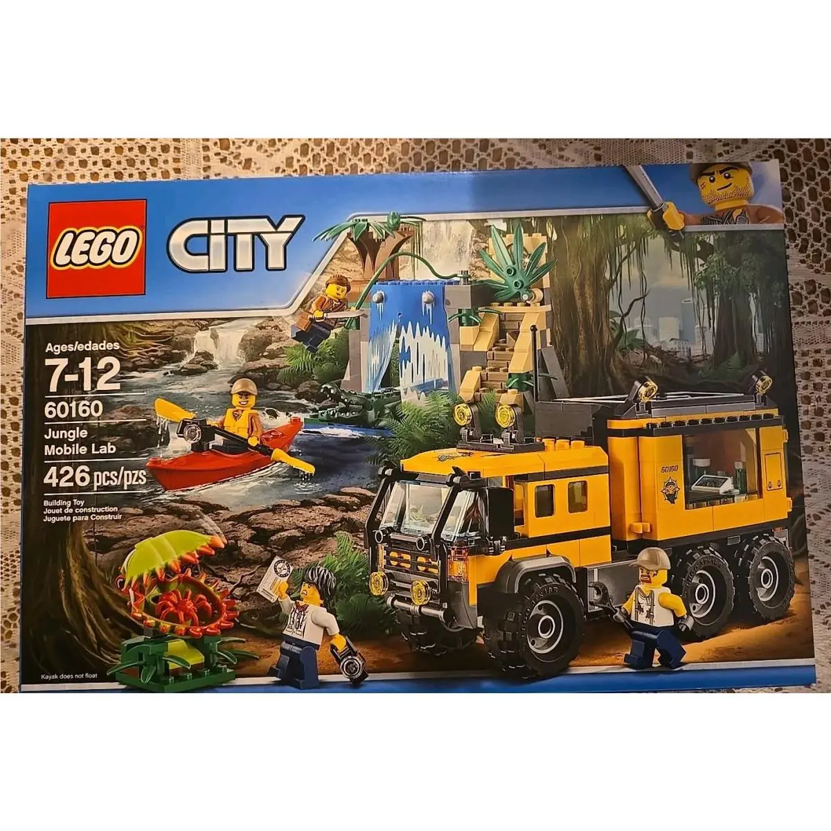 Lego City Jungle Mobile Lab 2017 60160 Building Kit 426 Pcs Playset Retired