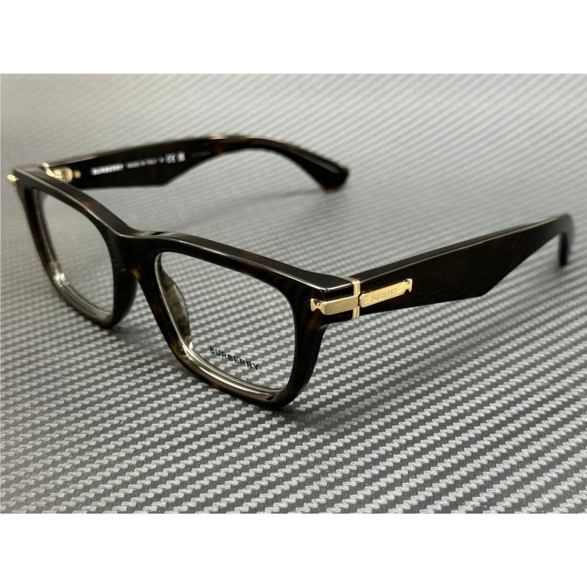 Burberry BE2419 3002 Brown Havana Men`s 53 mm Eyeglasses